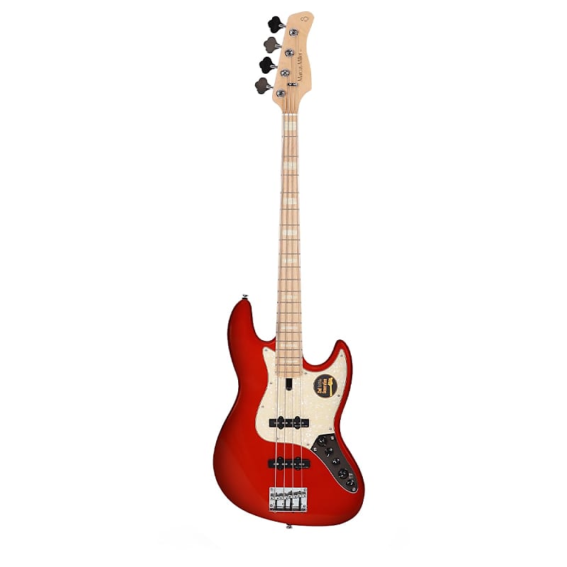 Sire Marcus Miller V7 Swamp Ash-4 Bass Guitar - Bright Metallic Red - Display Model image 1