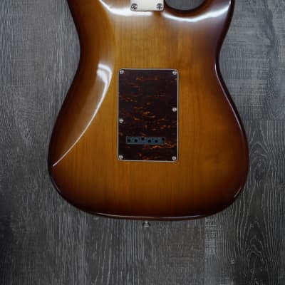 AIO S4 Left-Handed Electric Guitar - Sunburst (Brown Pickguard) image 9