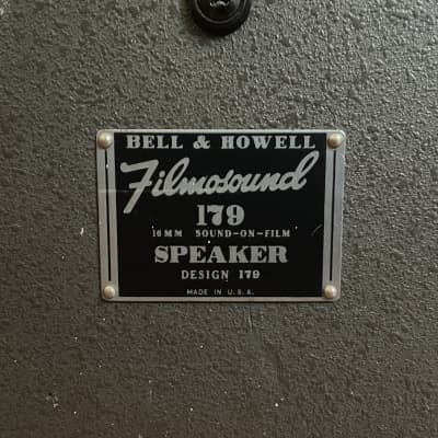 Vintage Bell & Howell Filmosound 1x12” Cab - 25W @ 16 Ohm AlNiCo Jensen Speaker - 1940’s/1950’s Made In USA image 3