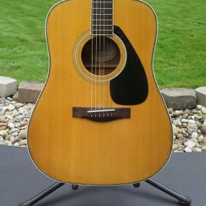 Rare Vintage Yamaha DW-5S Solid Sitka Spruce Acoustic Guitar