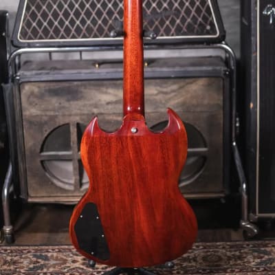 Gibson Custom Shop 1961 Les Paul SG Standard Reissue VOS Stop-Bar - Cherry Red with Hardshell Case image 9