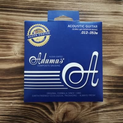 Adamas 1818NU .012 - .053w Light Phosphor Bronze Strings image 1