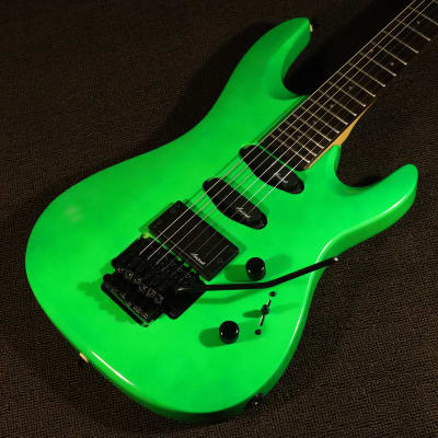 Aria Pro II Magna MA-480 Early 90s - Fluorescent Green | Reverb