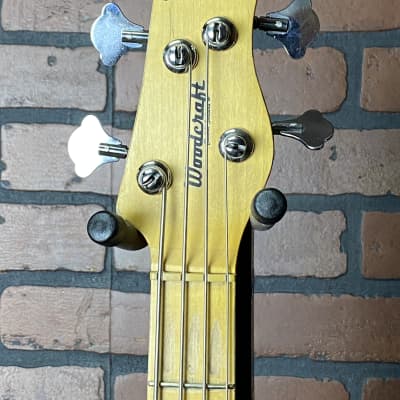 Woodcraft Electric Guitars Retro-Modified Bobcat 4 Tobacco Sunburst Custom Bass 34" Scale image 9