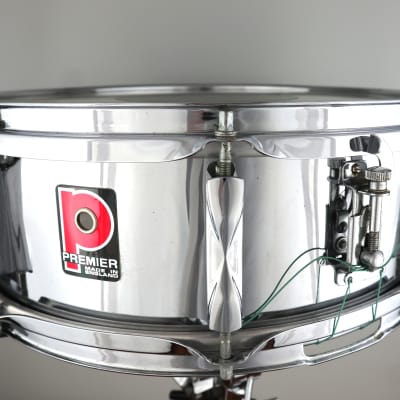 1990's Premier Model '2014' 14x4 Brass Piccolo Snare Drum - More