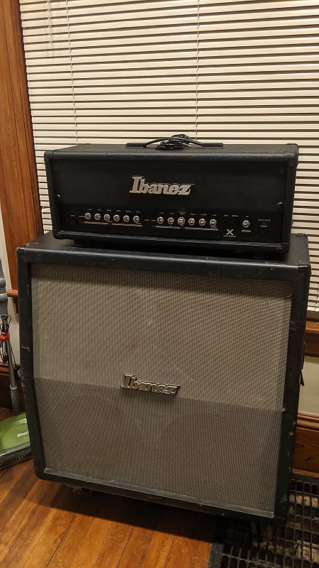 Video Ibanez Tone Blaster Half Stack 150w Tbx150h Tb412 Reverb 7736