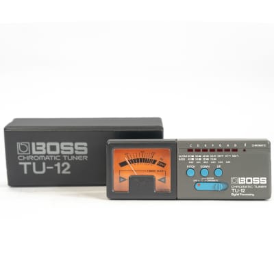 Boss TU-12 Chromatic Tuner for Guitar & Bass with Case | Reverb