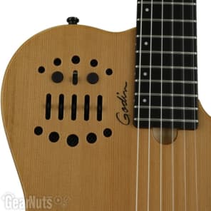 Godin ACS-SA Slim  Nylon String Acoustic-Electric Guitar - Natural Semi-Gloss image 11