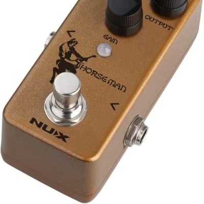 NUX Horseman Overdrive Guitar Effect Pedal with Gold and Silver modes image 3
