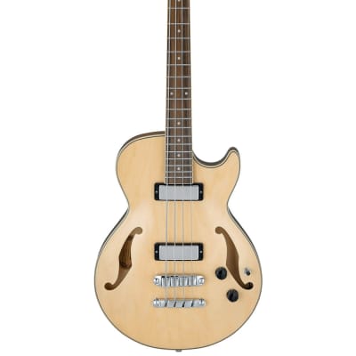 Ibanez AGB Artcore Hollow Body Electric Bass with Gibraltar III Bass Bridge - Natural image 2
