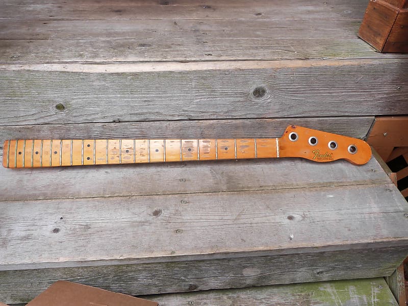 Fender telecaster bass neck 1968 1968 natural image 1