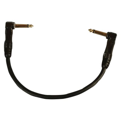 Fulltone 8" Gold Standard Interconnect Patch Cable Angled-Angled