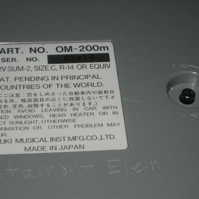 Suzuki Omnichord 200M, Hard Case, Manual, IOB Rare Model Vintage MIDI Keytar image 8