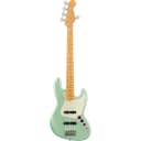 Fender American Professional II Jazz Bass V Mystic Surf Green MN 5-String Electric Bass Guitar with Case