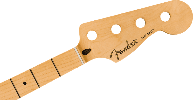 2022 Fender Player Series Jazz Bass Neck Medium Jumbo Frets Maple 9.5" Modern "C" image 1