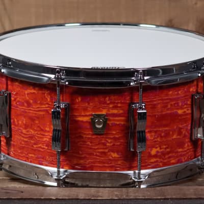 Ludwig 6.5" x 14" Classic Maple Snare Drum, Mod Orange image 2