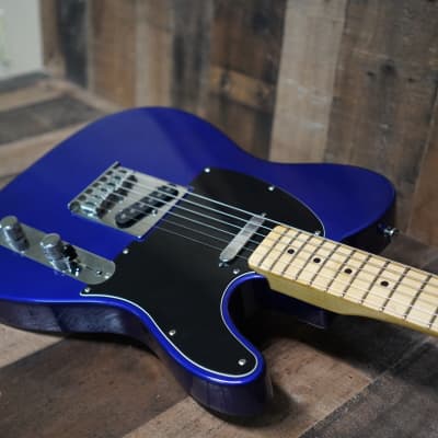 Fender Custom Subsonic Baritone Telecaster Midnight Blue Bari Tele 27" Scale Maple Neck SS image 5