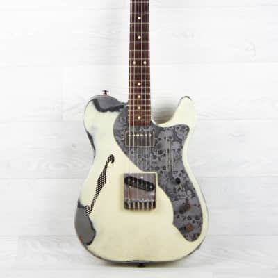 American Made Steel James Trussart Deluxe Steelcaster white image 2