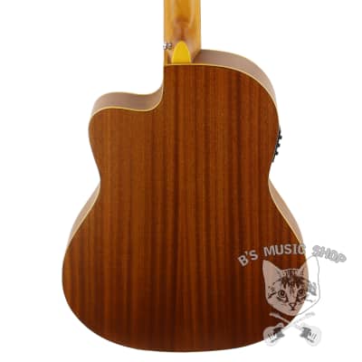 Ortega RCE125SN Family Series Full Size Nylon String Guitar - Natural w/Gig Bag image 2