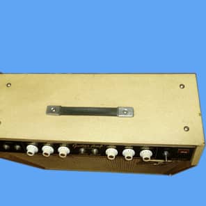 Guyatone GA-620 1960's Rare Blonde Sparkle Tolex, no speaker, completely serviced and functional image 4