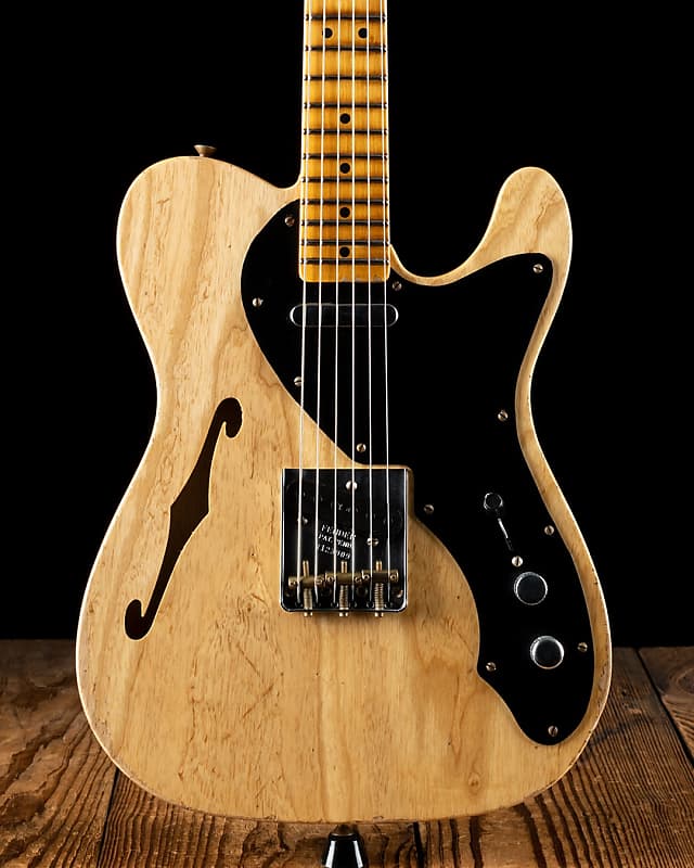 Fender Custom Shop Blackguard Thinline Telecaster - Aged | Reverb