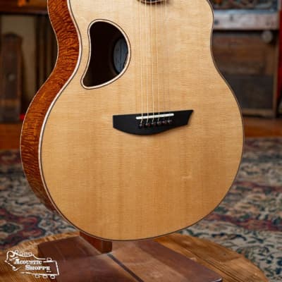 McPherson MG 4.5 Custom Sitka/Flamed Honduran Mahogany Cutaway Acoustic Guitar w/ LR Baggs Pickup #2707 image 9