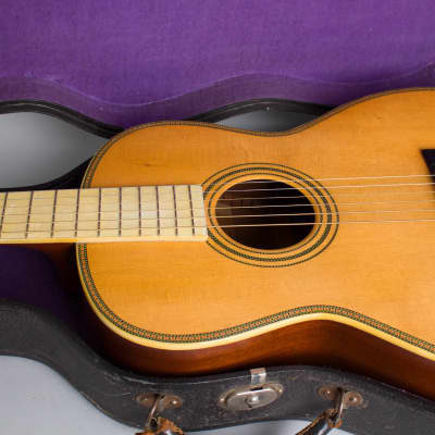 Weymann  Jimmie Rodgers Model 890 Flat Top Acoustic Guitar (1931), ser. #45673, original black hard shell case. image 16