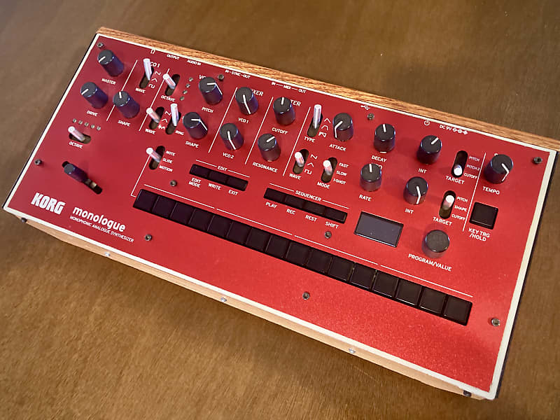 Korg Monologue Monophonic Analog Synthesizer Red - Custom Module
