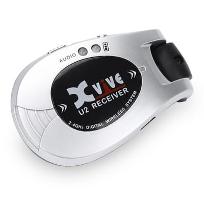 Mint Xvive U2 Wireless System Electric Guitar Live Stage Transmitter Receiver Silver image 4