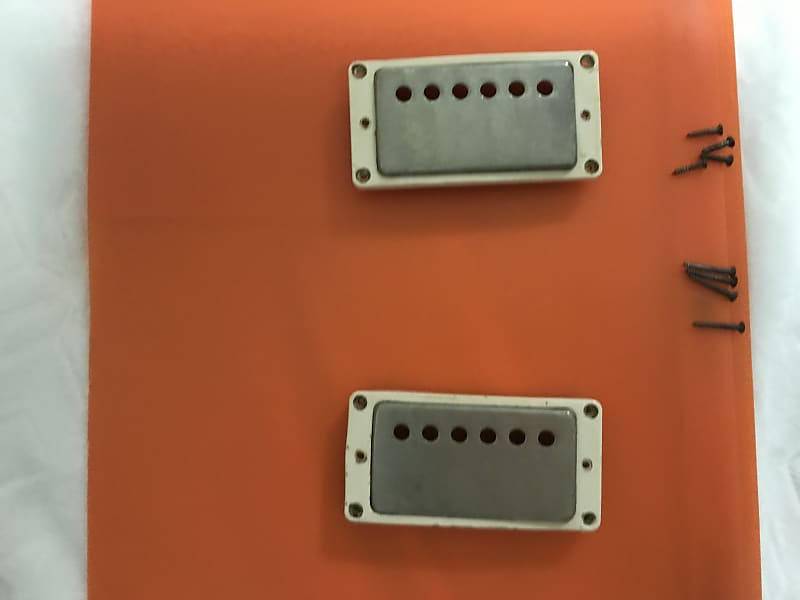 Area 59 Hysteric PartsAged Humbucker rings /Covers pair of