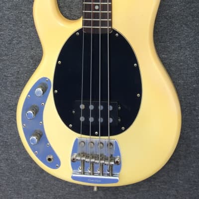 Music Man Stingray Bass Lefty 1980 White CremeRare Rosewood Fingerboard OHC image 1