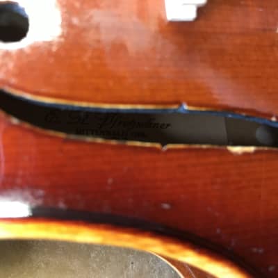 ER Pfretzschner 31/C Violin size 4/4  made in W Germany 1983 excellent condition with hard case , bows image 19