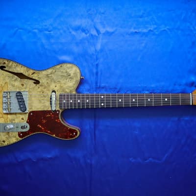 Fender Custom Shop Artisan Buckeye Burl Double Esquire Thinline NOS NAMM Limited Edition NEW 2020 image 1