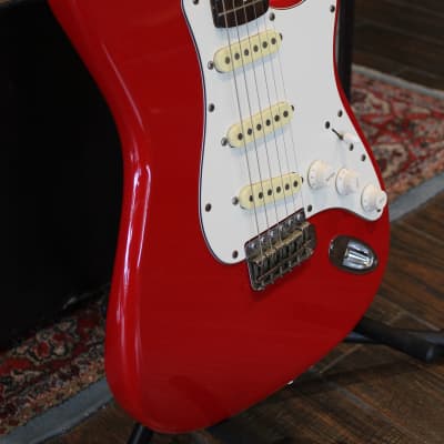 Fender Squier Stratocaster 1987 Torino Red Made in Korea w/ Rosewood Fretboard image 4