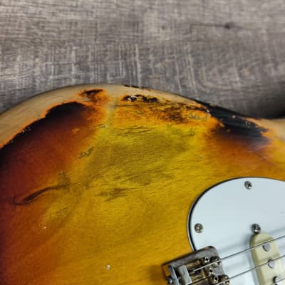 MyDream Stratocaster Custom Built - Heavy Relic Sunburst SRV image 10