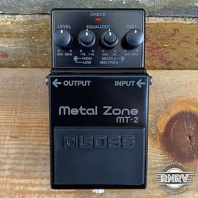 Reverb.com listing, price, conditions, and images for boss-mt-2a-metal-zone-anniversary-edition