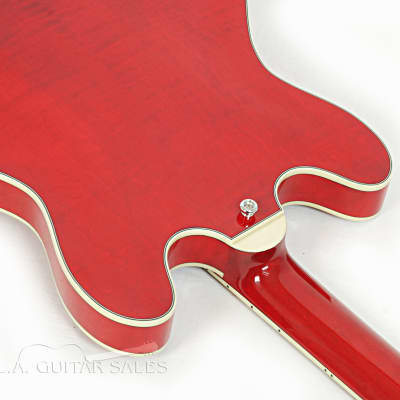 Eastman T486-RD Deluxe Trans Red 16" Thinline Hollowbody With Hard Case #02151 @ LA Guitar Sales image 6