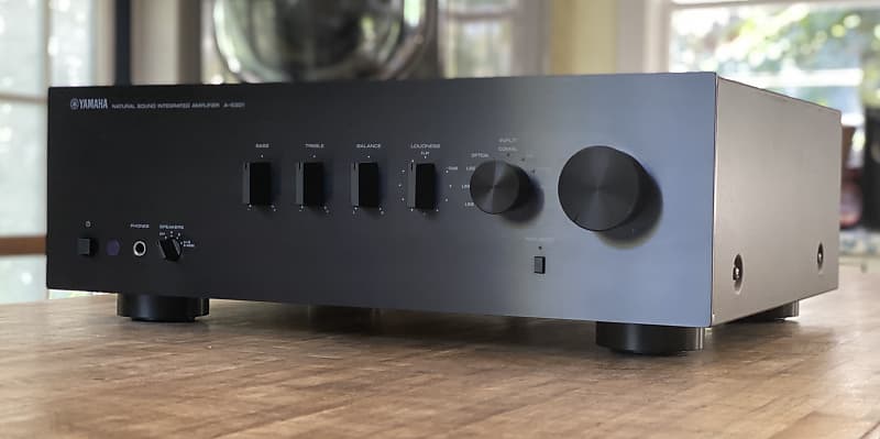 Yamaha A-S301 Stereo Integrated Amplifier Black image 1