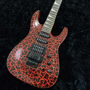 VESTER II MANIAC SERIES Circa 1991 Archtop Red Crackle Finish Body Neck Guitar Kramer Style image 1