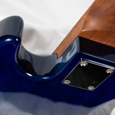 Bacchus Global WL5-ASH/RSM 5 String Jazz Bass Blue Flame Roasted Maple Amazing Neck image 12