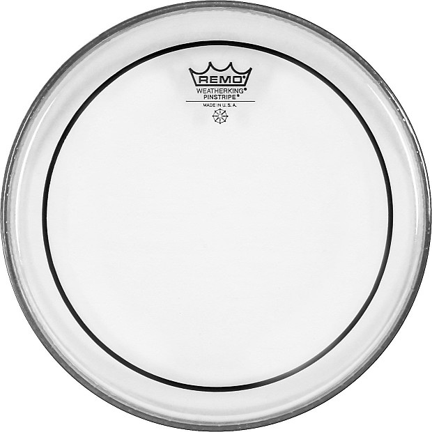 Remo 14" Pinstripe Clear image 1