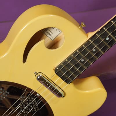 2013 Earnest Instruments (Joel Eckhaus) Radiator Resonator Plectrum Acoustic/Electric Guitar VIDEO! image 5