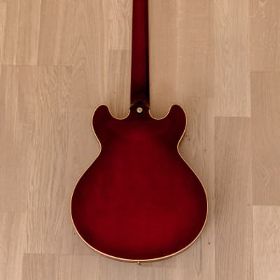 Yamaha SAS II バーガンディ セミホロウボディギター Yamaha SAS II バーガンディ セミホロウボディギター