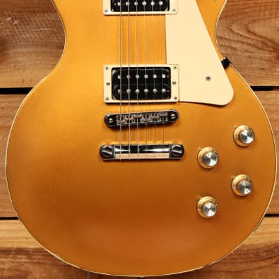 GIBSON 2011 LES PAUL 50s TRIBUTE T Worn Goldtop Relic! + Hard Case 10399 image 6