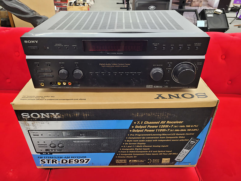 Sony STR-DE997 7.1 channel AV Receiver with AM/FM - Black image 1