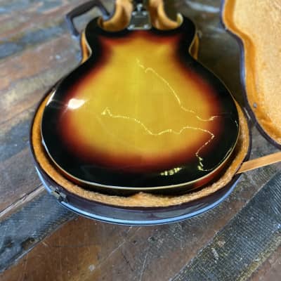 EKO Florentine Bass guitar 1960’s - Sunburst original vintage italy vox image 12