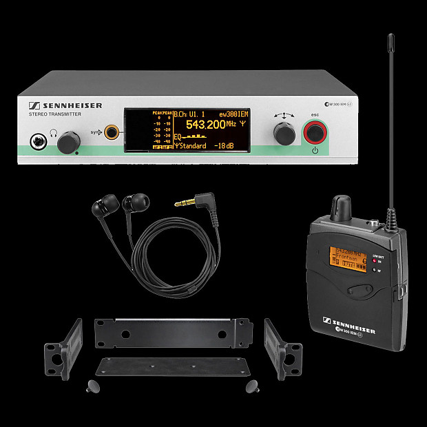 Sennheiser EW 300-2 IEM G3 - A In-Ear Wireless Monitor System image 1