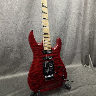 Jackson JS34Q Dinky DKAM 2021 - Transparent Red image 2