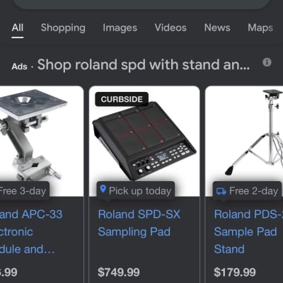 Roland SPD Drums Bundle Stand and Clamp image 3