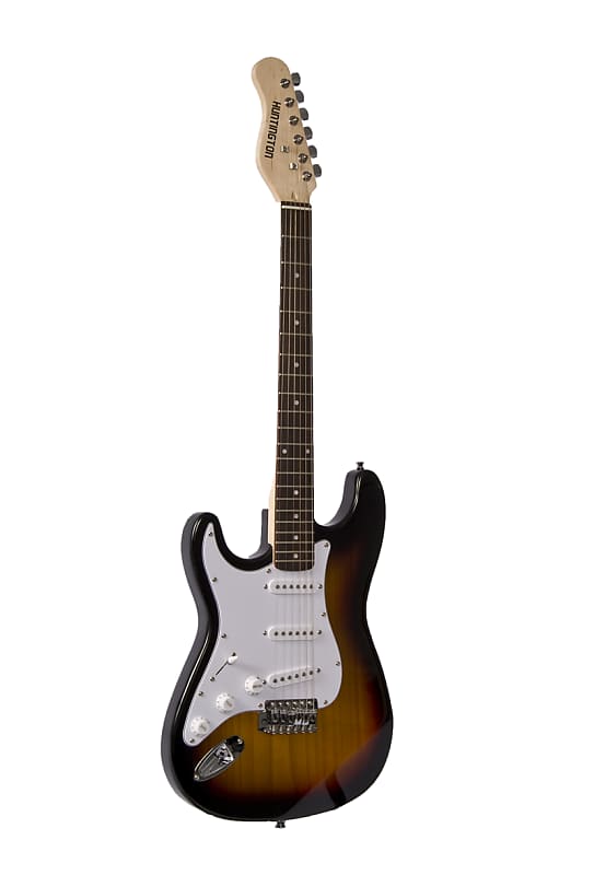 Huntington GE139L-TS Outlaw Solid Body S-Type Left Handed Electric Guitar w/Gig Bag, Strap & Cable image 1